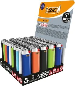 BIC Lighter Aansteker Maxi J26 Display(50stuks) 8 BIC Lighter Aansteker Maxi J26 Display(50stuks) -Meubelwinkel 1045x1200