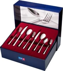 Sola Bestekset Montreux - Modern - 12 Persoons - 100 Delig - Zilverwit Edelstaal 18/10 - RVS - Zilver 6 Sola Bestekset Montreux - Modern - 12 Persoons - 100 Delig - Zilverwit Edelstaal 18/10 - RVS - Zilver -Meubelwinkel 1068x1200