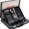 Swiss Pro+ Bestekset In Koffer-72 Delig-12 Persoons-Zwitsers Kwaliteit-Complete Set-100% Roestvrijstaal-Modern -Meubelwinkel 1103x1200