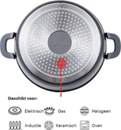 Cheffinger 28cm Lage Kookpot / Braadpan - CF-SC28 -Meubelwinkel 1110x1200