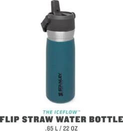 Stanley The IceFlow™ Flip Straw Water Bottle 0,65L - Thermosfles - Lagoon 17 Stanley The IceFlow™ Flip Straw Water Bottle 0,65L - Thermosfles - Lagoon -Meubelwinkel 1129x1200 2