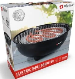 Alpina Elektrische BBQ - Tafel-Barbecue - Geen Rook - Binnen Barbecueën - 1250W - Ø 30 Cm - Zwart 20 Alpina Elektrische BBQ - Tafel-Barbecue - Geen Rook - Binnen Barbecueën - 1250W - Ø 30 Cm - Zwart -Meubelwinkel 1137x1200 5