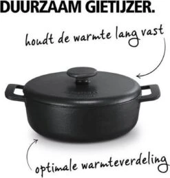 Brabantia The Dutch Braadpan - Matt Black - 28 Cm - Gietijzer -Meubelwinkel 1143x1200 2