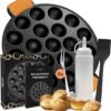 Ocina Poffertjespan – Combo Pack – 19 Poffertjes – Poffertjesmaker – Poffertjespan Inductie – Poffertjespan Electrisch – Gietijzeren Pan - Inclusief Doseerfles, Handvaten, 6x Poffertjesvorken En Invetkwast – Gratis Receptenboek 2 Ocina Poffertjespan – Combo Pack – 19 Poffertjes – Poffertjesmaker – Poffertjespan Inductie – Poffertjespan Electrisch – Gietijzeren Pan - Inclusief Doseerfles, Handvaten, 6x Poffertjesvorken En Invetkwast – Gratis Receptenboek -Meubelwinkel 1156x1200
