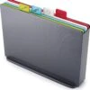 Joseph Joseph Index Large Snijplankenset - Incl. Houder - 34 X 24 Cm - 4 Stuks - Graphite -Meubelwinkel 1169x1200 2