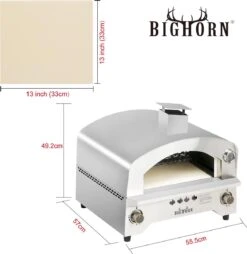 Bighorn Outdoor Edelstaal Gas Pizza Oven - Draagbare Gas Barbecue - Edelstaal -Model SRGG20001 19 Bighorn Outdoor Edelstaal Gas Pizza Oven - Draagbare Gas Barbecue - Edelstaal -Model SRGG20001 -Meubelwinkel 1169x1200 3