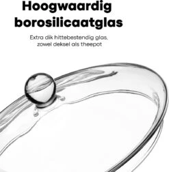 Vatten® Premium Glazen Theepot - 700ml - Dubbelwandig - Anti-drup - Transparant -Meubelwinkel 1175x1200 1