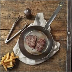 DeBuyer Mineral B Element Koekenpan - Zilver - Rond - Ø 28 Cm -Meubelwinkel 1195x1200