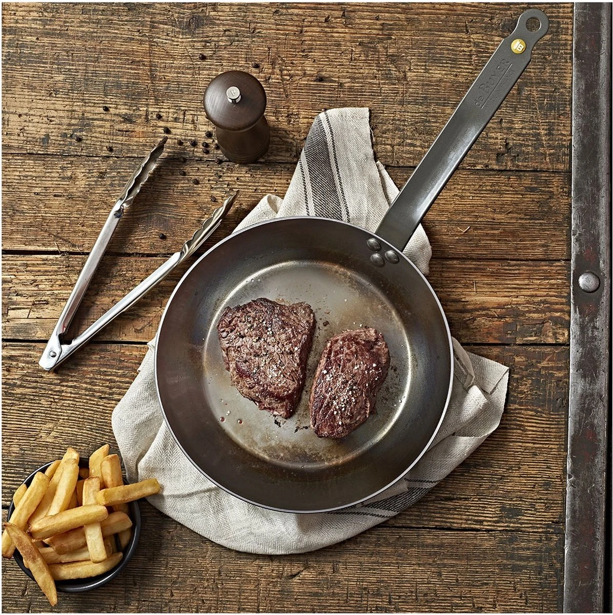 DeBuyer Mineral B Element Koekenpan - Ø 26 Cm 9 DeBuyer Mineral B Element Koekenpan - Ø 26 Cm - Afbeelding 7