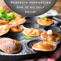 IRONO Poffertjespan Set - Incl. Doseerfles, Kwast En Vork - Poffertjespan Inductie En Electrisch - Poffertjesmaker 19 Poffertjes - Poffertjes Maken - Spuitfles - Cadeau Voor Mannen En Vrouwen -Meubelwinkel 1198x1200 7