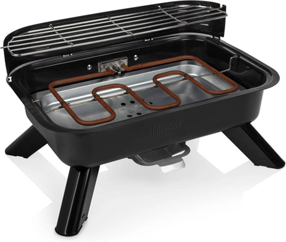 Princess 112252 Hybride Barbecue – Elektrische BBQ - Tafelmodel - 2000W - 44x 29cm - Gebruik Elektrisch Of Met Kolen 15 Princess 112252 Hybride Barbecue – Elektrische BBQ - Tafelmodel - 2000W - 44x 29cm - Gebruik Elektrisch Of Met Kolen - Afbeelding 14