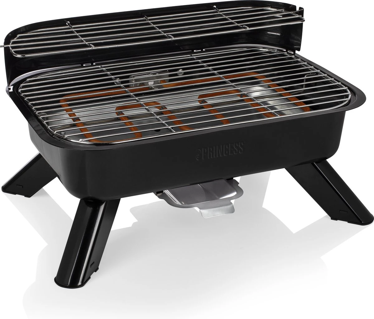 Princess 112252 Hybride Barbecue – Elektrische BBQ - Tafelmodel - 2000W - 44x 29cm - Gebruik Elektrisch Of Met Kolen 5 Princess 112252 Hybride Barbecue – Elektrische BBQ - Tafelmodel - 2000W - 44x 29cm - Gebruik Elektrisch Of Met Kolen - Afbeelding 4