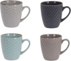 Excellent Houseware Set Van 8x Stuks Luxe Gekleurde Stoneware Bekers/koffiekopjes 200 Ml - Kopjes/koffiebekers 7 Excellent Houseware Set Van 8x Stuks Luxe Gekleurde Stoneware Bekers/koffiekopjes 200 Ml - Kopjes/koffiebekers -Meubelwinkel 1200x1030 1
