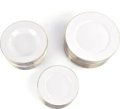 LeRijn® Serviesset Deventer 6 Persoons - 18 Delig - Licht Crème Wit Met Gouden Rand En Motief - Dinerborden - Soepborden - Dessertborden - Borden Servies - Bordenset 16 LeRijn® Serviesset Deventer 6 Persoons - 18 Delig - Licht Crème Wit Met Gouden Rand En Motief - Dinerborden - Soepborden - Dessertborden - Borden Servies - Bordenset -Meubelwinkel 1200x1100 1