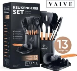 VAIVE Kookgerei Set 13-delig Met Houder - Keukengerei Set - Garde - Spatel Silicone -Meubelwinkel 1200x1113 6