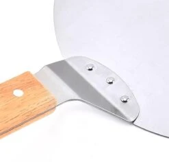 Luxe Pizzaschep Voor Verse Pizza - Extra Groot - RVS 30CM - Grote Pizza Schep Voor Oven Of BBQ Barbecue - Hout Handvat - Pizzaspatel Voor Zelfgemaakte Ovenpizza -Meubelwinkel 1200x1148 3