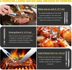 Saveur Royal® 35-delige Barbecue Gereedschapset In Roestvrij Staal - BBQ Grill Set Met Draagtas - Barbecuegerei-sets - Barbecue Accessoires Gereedschap - 35-delig -Meubelwinkel 1200x1170 2