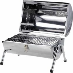 BBQ Collection Houtskoolbarbecue - Cilinder - Chroom -Meubelwinkel 1200x1193 3
