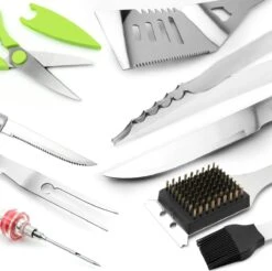 Saveur Royal® 35-delige Barbecue Gereedschapset In Roestvrij Staal - BBQ Grill Set Met Draagtas - Barbecuegerei-sets - Barbecue Accessoires Gereedschap - 35-delig -Meubelwinkel 1200x1195 12