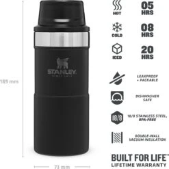 Stanley Trigger-Action Travel Mug 0.47L - Thermosfles - Matt Black -Meubelwinkel 1200x1198 34