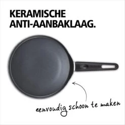 BRABANTIA INDU+ Pannenkoekenpan - Keramische Antiaanbaklaag - Ø 24 Cm - Inductie - Pfas Vrij -Meubelwinkel 1200x1200 100