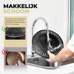 Ozocozy BBQ-ONE Houtskool Tafelbarbecue - Ø30 Cm- Zwart - Incl. Draagtas, Siliconen Bakkwast En RVS-Barbecuetang -Meubelwinkel 1200x1200 1032