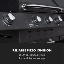 Klarstein Kingsville Double Barbecue - Houtskool- En Gasbarbecue - Smoker BBQ - Inclusief Deksels En Thermometer - Met 2 Roosters - Zwart -Meubelwinkel 1200x1200 1042