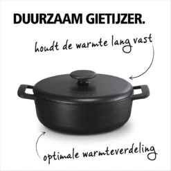 BRABANTIA THE DUTCH Gietijzeren Braadpan - Ø 28cm - MAT Zwart - Inductie 10 BRABANTIA THE DUTCH Gietijzeren Braadpan - Ø 28cm - MAT Zwart - Inductie -Meubelwinkel 1200x1200 107