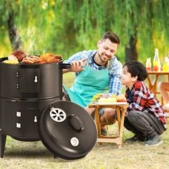 Merkloos Monzana Barbecue-ROKER-Grill-Oven 26 Merkloos Monzana Barbecue-ROKER-Grill-Oven -Meubelwinkel 1200x1200 1102