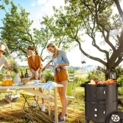 Merkloos Monzana Barbecue-ROKER-Grill-Oven 32 Merkloos Monzana Barbecue-ROKER-Grill-Oven -Meubelwinkel 1200x1200 1104