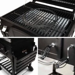 Alice's Garden Houtskool BBQ Bernard - Smoker - Verstelbare Houtskoolbak - Zwart -Meubelwinkel 1200x1200 1108