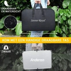 Saveur Royal® 35-delige Barbecue Gereedschapset In Roestvrij Staal - BBQ Grill Set Met Draagtas - Barbecuegerei-sets - Barbecue Accessoires Gereedschap - 35-delig -Meubelwinkel 1200x1200 1159