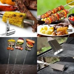 Saveur Royal® 35-delige Barbecue Gereedschapset In Roestvrij Staal - BBQ Grill Set Met Draagtas - Barbecuegerei-sets - Barbecue Accessoires Gereedschap - 35-delig -Meubelwinkel 1200x1200 1160
