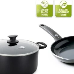 GreenPan Cambridge Koekenpan 26cm - Zwart - Inductie - PFAS-vrij -Meubelwinkel 1200x1200 131