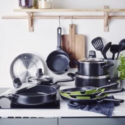 GreenPan Memphis Pannenset - 20-delig - Zwart - Inductie - PFAS-vrij 14 GreenPan Memphis Pannenset - 20-delig - Zwart - Inductie - PFAS-vrij -Meubelwinkel 1200x1200 198