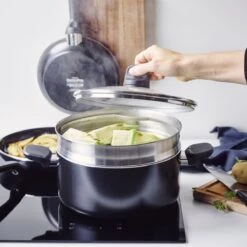 GreenPan Memphis Pannenset - 20-delig - Zwart - Inductie - PFAS-vrij 15 GreenPan Memphis Pannenset - 20-delig - Zwart - Inductie - PFAS-vrij -Meubelwinkel 1200x1200 199