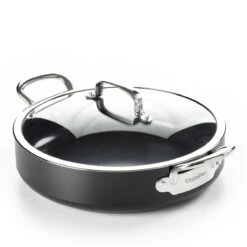 GreenPan Barcelona Infinity Pro Hapjespan Met Deksel 30cm - Zwart - Inductie - PFAS-vrij -Meubelwinkel 1200x1200 209