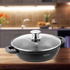 Cheffinger 28cm Lage Kookpot / Braadpan - CF-SC28 -Meubelwinkel 1200x1200 337