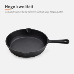 Ocina Gietijzeren Pan – Set Van 3 Stuks – ø25cm, ø19.5cm En ø16cm - Skillet - Koekenpan – Hapjespan – Koekenpan Inductie – Koekenpannenset - Gietijzeren Pan Bbq - Gietijzer - Incl. Receptenboek -Meubelwinkel 1200x1200 404