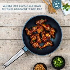 Westinghouse Performance Series - Wokpan Inductie - 28cm Luxe Wok Met Deksel - Blauw - Geschikt Voor Alle Warmtebronnen -Meubelwinkel 1200x1200 599