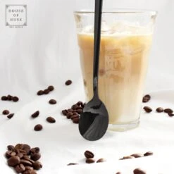House Of Husk Latte Macchiato Lepels Set - Lange Theelepels - Koffielepels - Longdrinklepels - Sorbetlepels - Barlepel - RVS - 6 Stuks - 20CM - Zwart 14 House Of Husk Latte Macchiato Lepels Set - Lange Theelepels - Koffielepels - Longdrinklepels - Sorbetlepels - Barlepel - RVS - 6 Stuks - 20CM - Zwart -Meubelwinkel 1200x1200 604