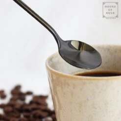 House Of Husk® Theelepels Set - Theelepeltjes - Koffielepels - Koffielepeltjes - RVS - 13cm - 12 Stuks - Zwart -Meubelwinkel 1200x1200 625