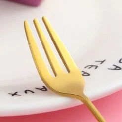 Gebaksvorkjes Donut Set Van 4 Taartvorkjes - Goud -Meubelwinkel 1200x1200 632