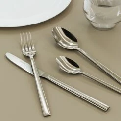 Nevana Bestekset - 24 Delig - 18/10 Edelstaal - Bestek - Lepels, Messen, Vorken -Meubelwinkel 1200x1200 653