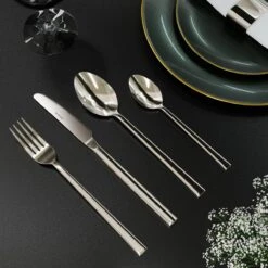 Nevana Bestekset - 24 Delig - 18/10 Edelstaal - Bestek - Lepels, Messen, Vorken -Meubelwinkel 1200x1200 654