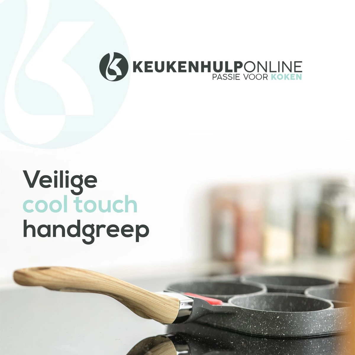 Culistar Pannenkoekenpan Inductie - Pancake Pan - Omeletpan - Omeletmaker - Eierpan - Inclusief Receptenboekje 5 Culistar Pannenkoekenpan Inductie - Pancake Pan - Omeletpan - Omeletmaker - Eierpan - Inclusief Receptenboekje - Afbeelding 3