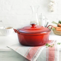 Le Creuset Braadpan Faitout Tradition Kersenrood - ø 24 Cm / 3 Liter -Meubelwinkel 1200x1200 75