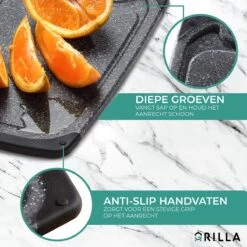 Grilla Snijplankenset - 3 Stuks - Marmer Look - Snijplank Set Kunststof -Meubelwinkel 1200x1200 769