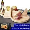 MikaMax Worst Guillotine - Worstsnijder - Worst Snijplank - Sausage Guillotine - Makkelijk Schoon Te Maken - RVS Mes - Bamboe - 30 X 19cm -Meubelwinkel 1200x1200 789
