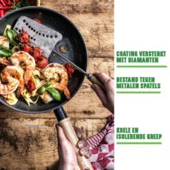 GreenChef Vintage Wokpan 28cm/3.7L - Zwart - Inductie - PFAS-vrij -Meubelwinkel 1200x1200 8